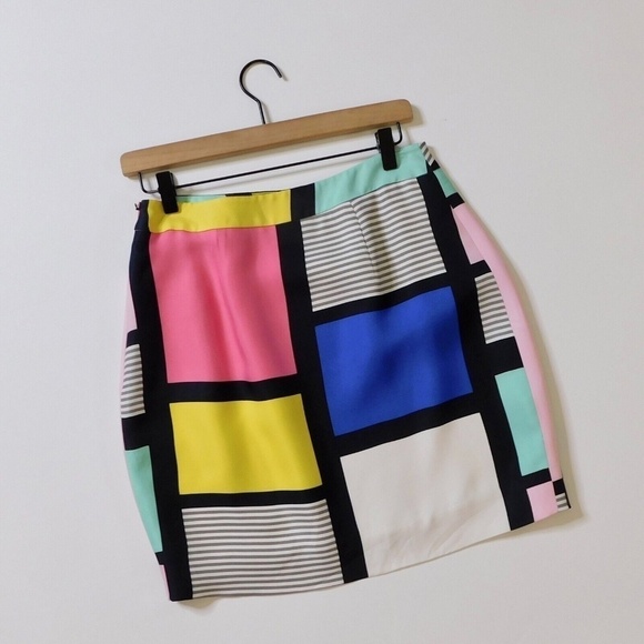 KATE SPADE Barry Pop of Color Block Stripe Colorblock Mini Colorful Size 6 - Picture 10 of 16